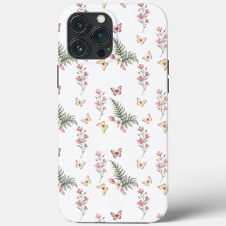 Enchanted Butterfly Garden Romantic Floral Pattern Case-Mate iPhone Hülle