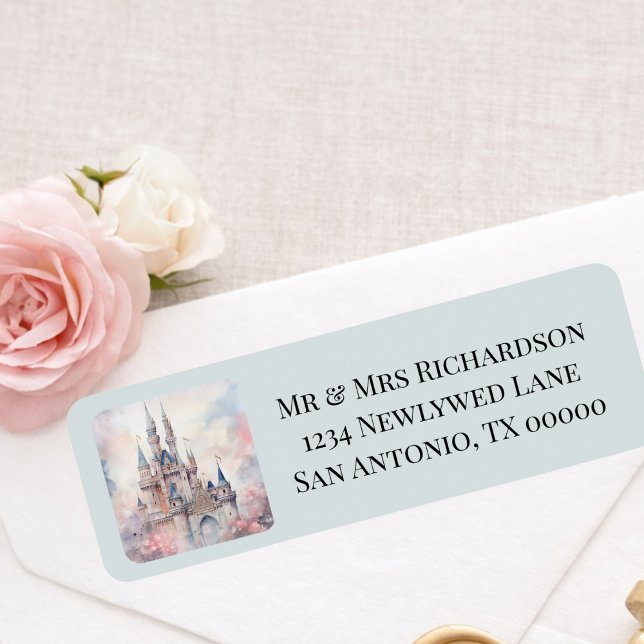 Enchanted Castle Fairytale Wedding Return Address (Von Creator hochgeladen)
