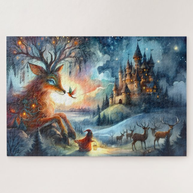 Enchanted Castle Winter Art (Horizontal)