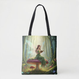 Enchanted Day Fairy Reading a Book Tasche