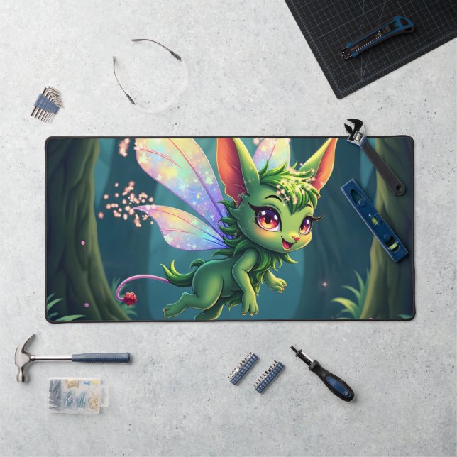 Enchanted Fairy Critter – Magical Forest Sprite  (Poste de travail)