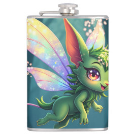 Enchanted Fairy Critter – Magical Forest Sprite  Flachmann