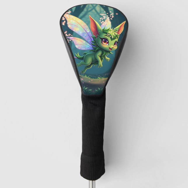 Enchanted Fairy Critter – Magical Forest Sprite  Golf Headcover (Vorderseite)