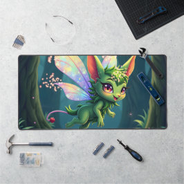 Enchanted Fairy Critter – Magical Forest Sprite  Schreibtischunterlage