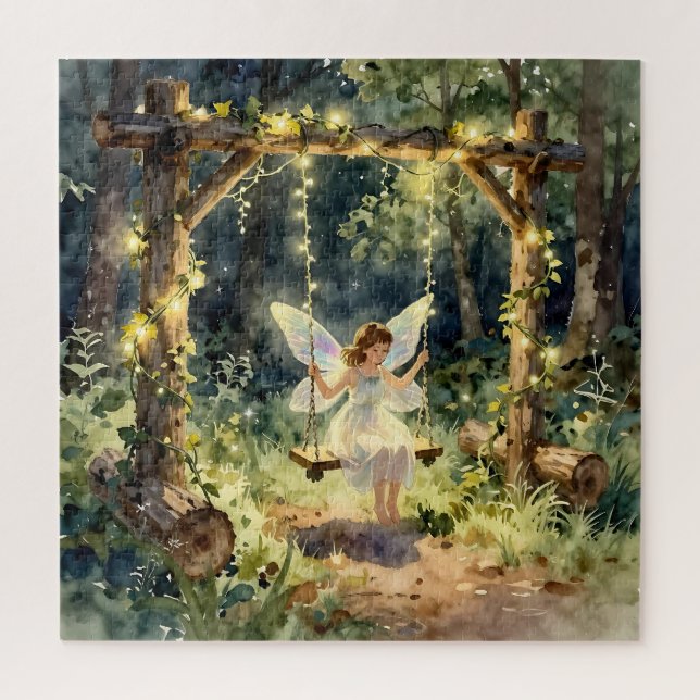 Enchanted Fairy in a Jar in a Magical Forest (Vertikal)
