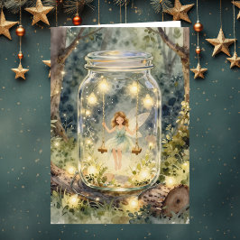 Enchanted Fairy Themed Girl's Birthday Karte