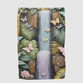 Enchanted Falls Oasis Golfhandtuch