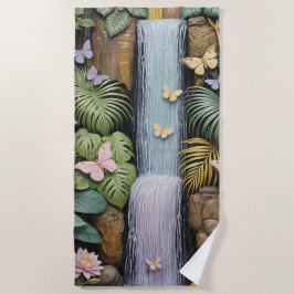 Enchanted Falls Oasis Strandtuch