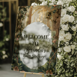 Enchanted Forest  Baby Shower Acrylschild