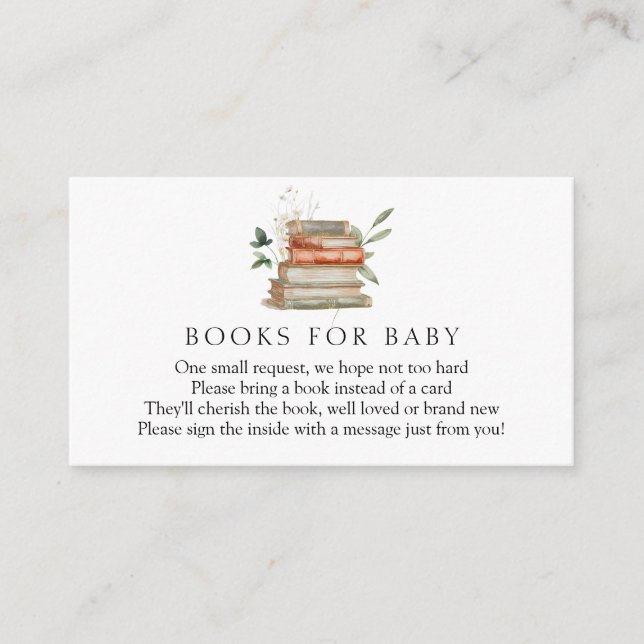 Enchanted Forest Books for Baby insert card (Vorderseite)