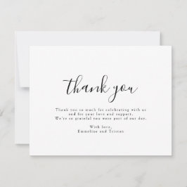 Enchanted Forest Hanging Lanterns Wedding Dankeskarte