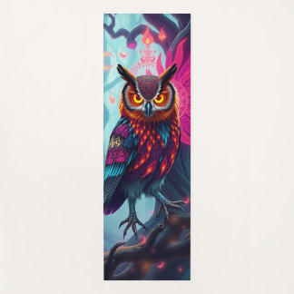 Enchanted Forest Owl: Moonlit Mystical Yogamatte