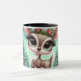 Enchanted Forest Reindeer Princess Tasse