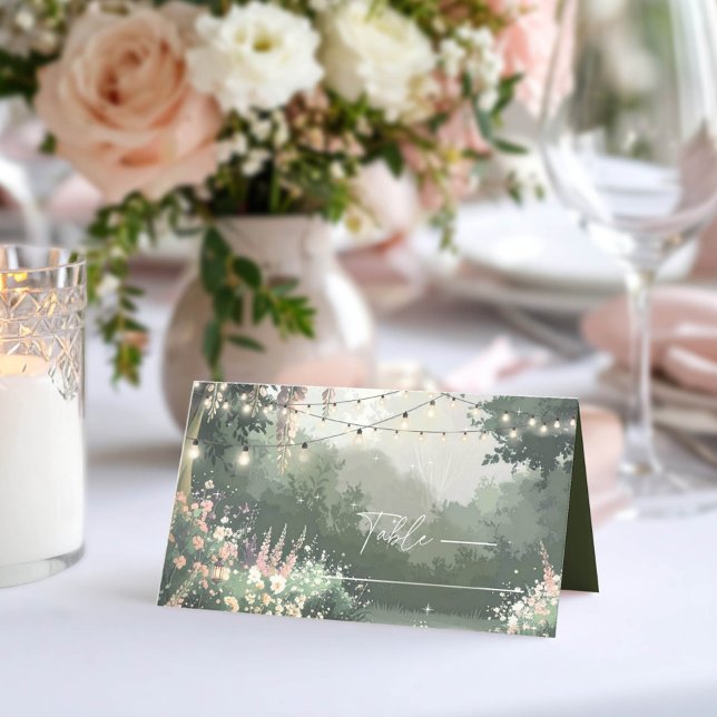 Enchanted Garden Sweet 16 Pink ID1163 Platzkarte (Von Creator hochgeladen)