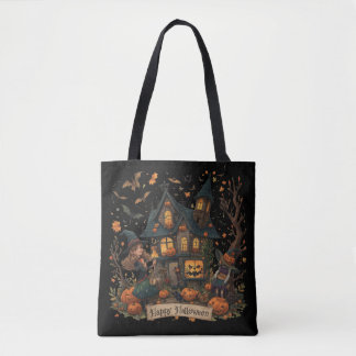 Enchanted Haunted House Halloween Tasche