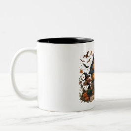 Enchanted Haunted House Halloween Zweifarbige Tasse