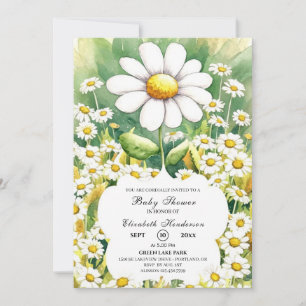Enchanted Little Daisy Baby Shower Einladung