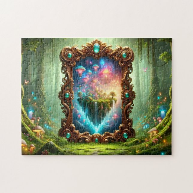 Enchanted Mirror Mystical Forest Portal  (Horizontal)
