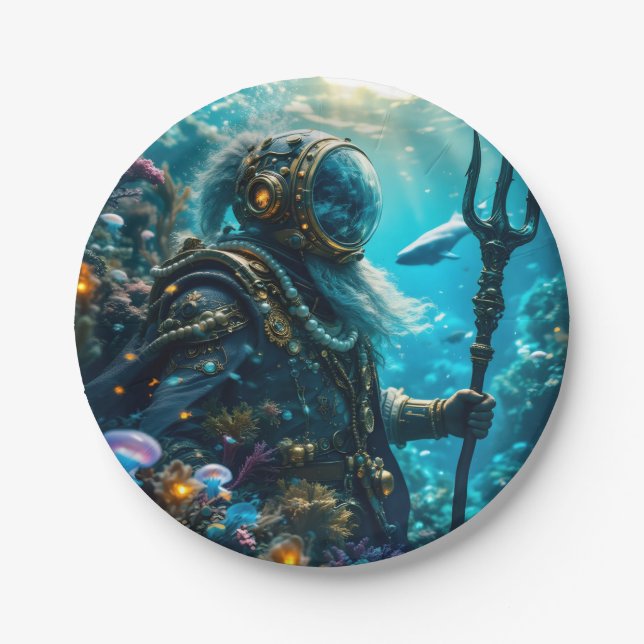 Enchanted Ocean Odessey Pappteller (Vorderseite)