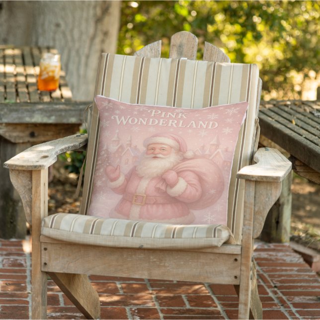 Enchanted Pink Wonderland Santa Kissen (Stuhl )