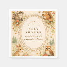 Enchanted Woodland Animals Baby Shower