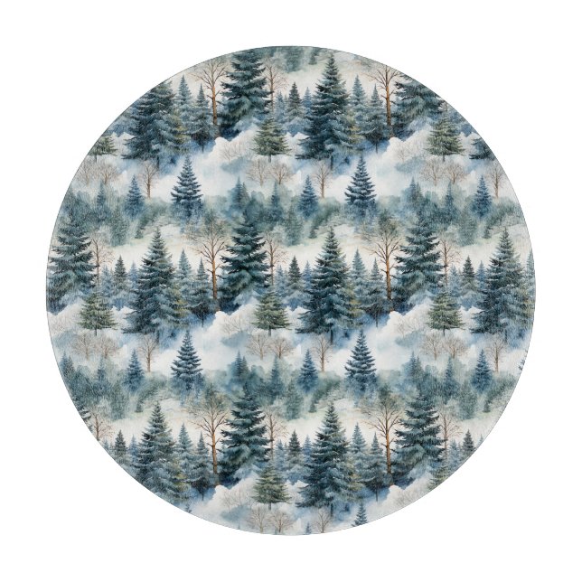 Enchanted Woodland Forest  Schneidebrett (Vorderseite)