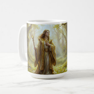  Enchanted Woodland Wizard Fantasy Art Kaffeetasse
