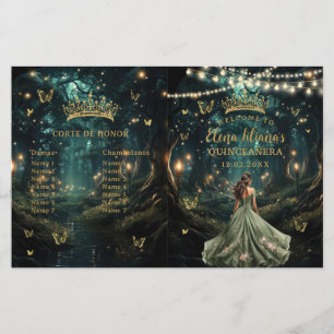 Enchantée Forest Sage Green Starry Night Programme