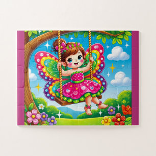 ENCHANTER "FAIRY on a SWING" JIGSAW PUZZLE