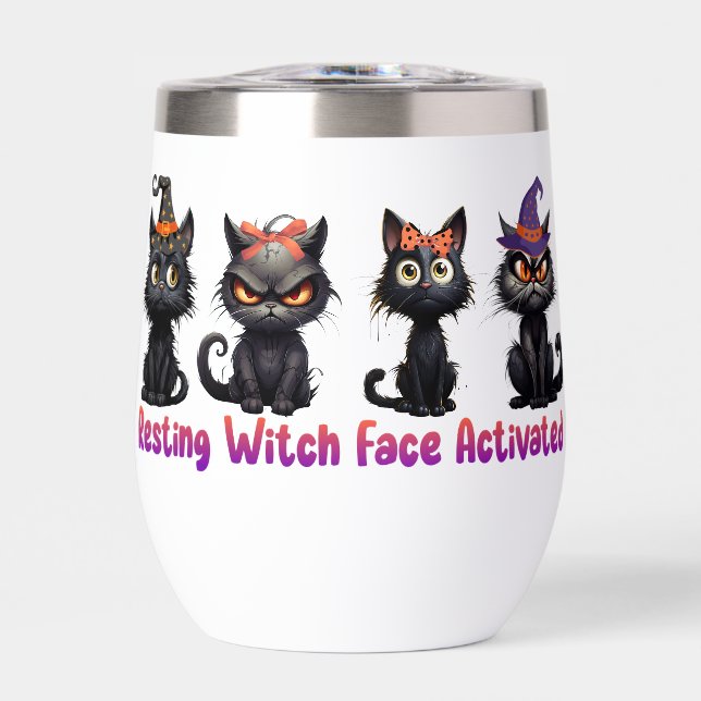 Enchanter le groupe de chats d'Halloween (Avant)