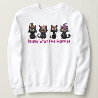 Enchanter le Sweatshirt du groupe de chats Hallowe
