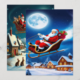 Enchanting Christmas Winter Village Wallpaper 2025 Feiertagskarte