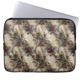 Enchanting Floral Owl Laptopschutzhülle