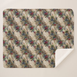 Enchanting Floral Owl Sherpadecke