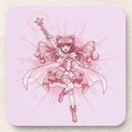 Enchanting Magical Girl Anime Transformation  Getränkeuntersetzer