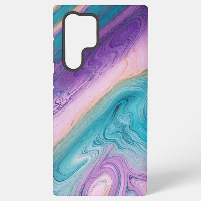 Enchanting Marbled Phone Case Samsung Galaxy Hülle (Rückseite)