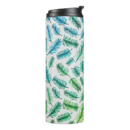 ENCHANTING PINE LEAF PATTERNS THERMOSBECHER