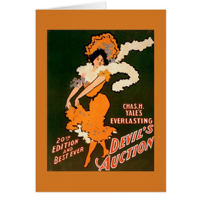 Enchère du diable Femme en Costume Théâtre (Devant)