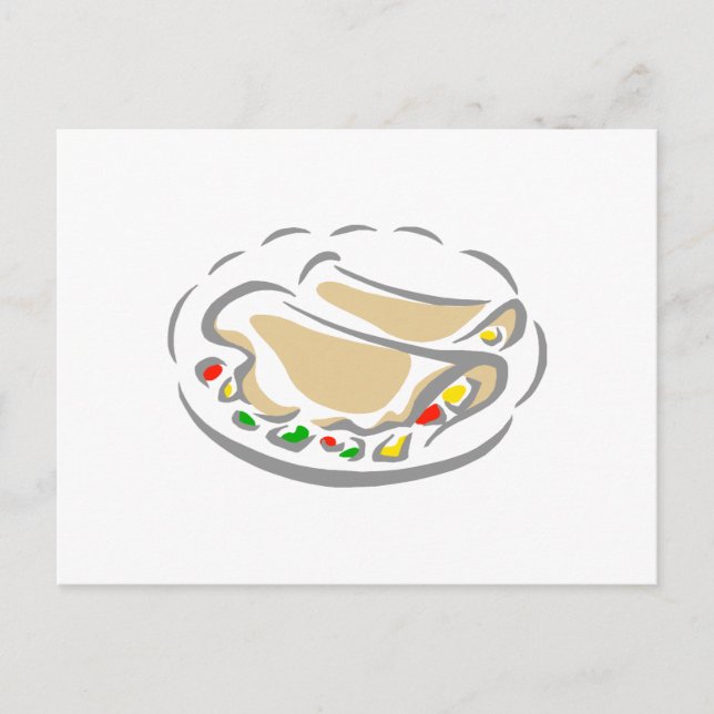 Enchiladas Postkarte (Vorderseite)