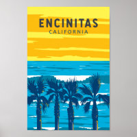Encinitas California Reisen Vintag