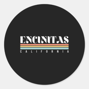 Encinitas California Runder Aufkleber