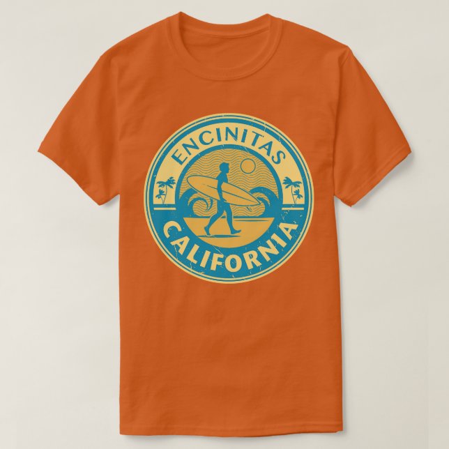 Encinitas California T-Shirt (Design vorne)