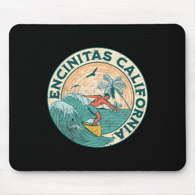 Encinitas Kalifornien Mousepad (Vorne)