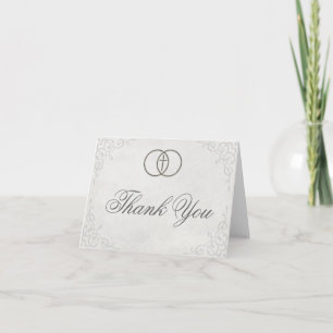 Encircled Cross Thank You Card Dankeskarte