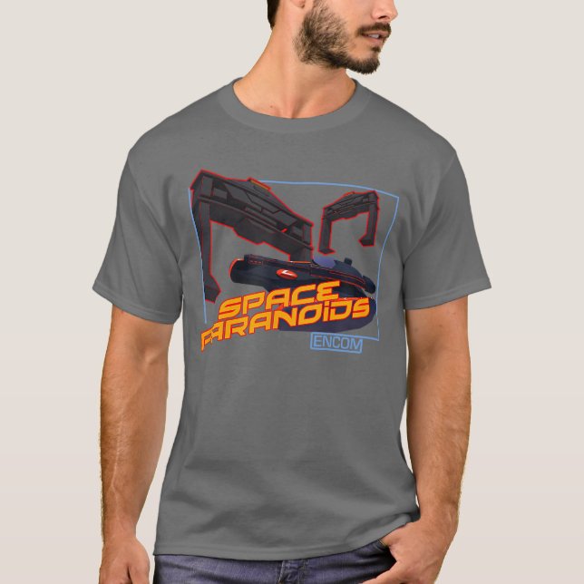 ENCOM Space Paranoids Spiel Geschenk T-Shirt (Vorderseite)