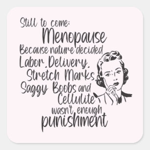 Encore À Venir Ménopause Stickers Humour
