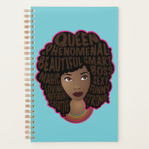 Encourageant les femmes noires, cheveux naturels,