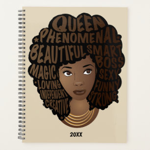 Encourageant les femmes noires, cheveux naturels,
