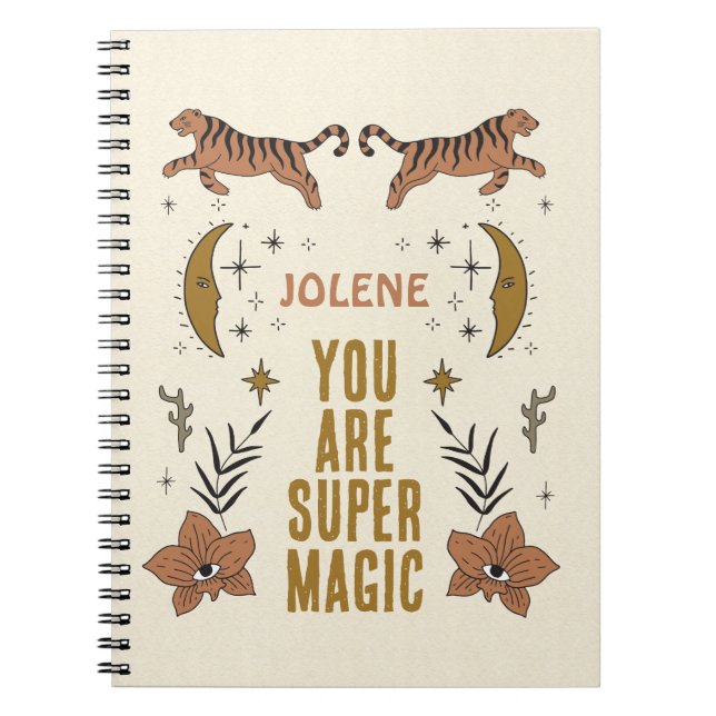 Encouragement Carnet Vous Êtes Super Magique (Devant)