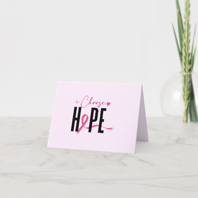 encouragement carte cancer je choisis espoir (Devant)